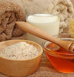 make an oatmeal paste and rub it on the itchy shaved skin on legs, neck or bikinis.