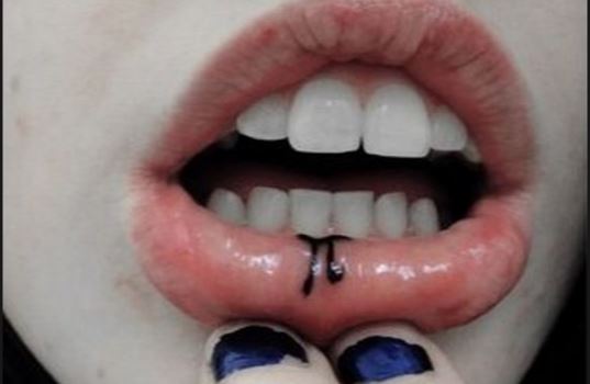 Ideas for tattoos inside the lip