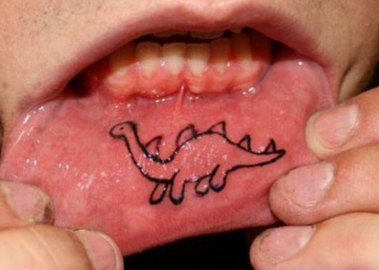 Inner lip tattoo ideas
