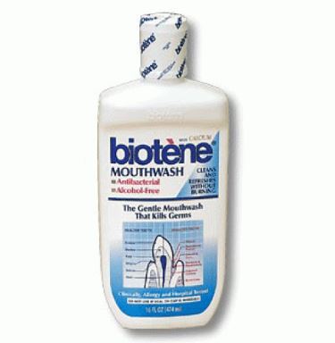 Use antibacterial mouthwash to help prevent infections on healing mouth tattoos