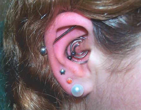 Daith piercing jewelry