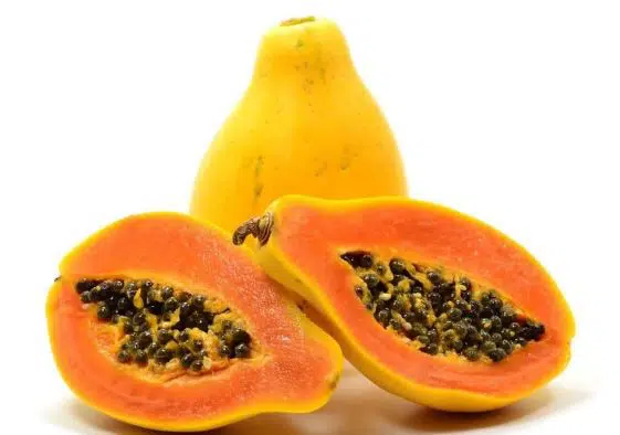 Papaya and honey for lightening sun tan